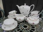 Koffie/Theeservies M Z met roze roosjes, Ophalen of Verzenden