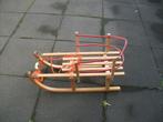 Houten slee 80cm met rugleuning Davos, Kinderen en Baby's, Ophalen, Rugleuning, Gebruikt