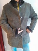 Vintage Shearling lammy coat - Maat L (valt kleiner), Bruin, Maat 42/44 (L), Zo goed als nieuw, Shearling