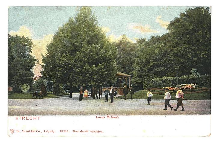 975750	Utrecht	Lucas Bolwerk	1903	Gelopen met postzegel, Verzamelen, Ansichtkaarten | Nederland, Gelopen, Utrecht, Voor 1920, Ophalen of Verzenden