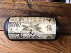 Antiek Chinees houten doos met been/bot.19e eeuw., Ophalen of Verzenden