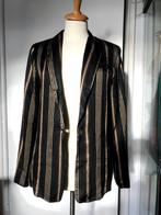 LAUREN VIDAL jasje bruin/zwarte streep maat S