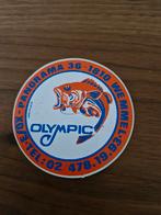 2132 Vintage Olympic Sticker - Vis Sticker, Ophalen of Verzenden, Gebruikt, Overige typen