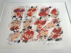 Kees Salentijn……zeefdruk…Muchas Caras, Antiek en Kunst, Kunst | Litho's en Zeefdrukken, Ophalen of Verzenden