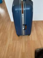 Eminent blauwe Koffer met Wieltjes, 60 tot 70 cm, Gebruikt, Hard kunststof, 45 tot 55 cm