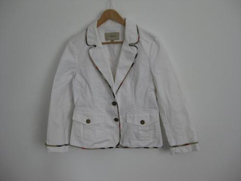 jasje Burberry wit maat 40, Kleding | Dames, Jasjes, Kostuums en Pakken, Zo goed als nieuw, Jasje, Maat 38/40 (M), Wit, Verzenden