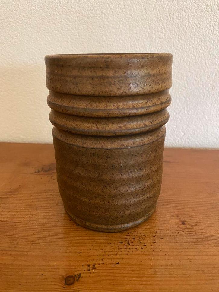 Vaasje Jan de Graaf, Huis en Inrichting, Woonaccessoires | Vazen, Gebruikt, Overige kleuren, Minder dan 50 cm, Aardewerk of Porselein