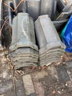 Mulden Nokvorsten 16 stuks, Doe-het-zelf en Verbouw, Dakpannen en Dakbedekking, Ophalen, Gebruikt, Steen of Klei, Zwart