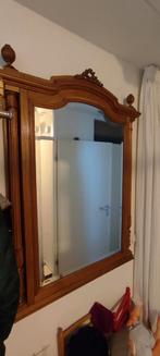 Antieke Spiegel met Houten Frame, Ophalen, Rechthoekig, 50 tot 100 cm, 100 tot 150 cm