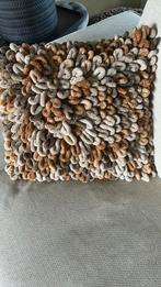 Mooie sierkussens, Ophalen of Verzenden, Zo goed als nieuw, Beige, Vierkant