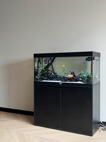 Aqualantis aquarium te koop kleur zwart. beschikbaar voor biedingen