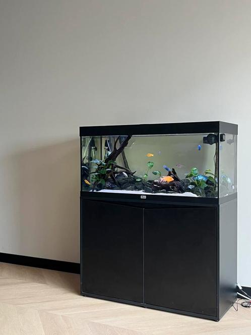 Aqualantis aquarium te koop kleur zwart., Dieren en Toebehoren, Vissen | Aquaria en Toebehoren, Zo goed als nieuw, Leeg aquarium