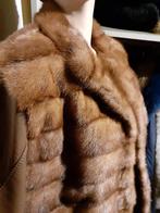 Unieke prachtige echte mink bontjas bont jas bontmantel M, Ophalen of Verzenden, Zo goed als nieuw, Maat 38/40 (M), Bruin