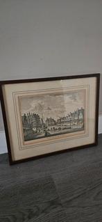Oude Prent van Makkum van de Zijl, Antiek en Kunst, Ophalen of Verzenden