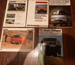 brochures/leaflets Isuzu in één koop, Verzenden, Zo goed als nieuw, Overige merken