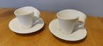 4 Villeroy & Boch kopjes, 2 schotels bijpassend  0,2 l, Huis en Inrichting, Keuken | Servies, Ophalen, Zo goed als nieuw, Overige stijlen