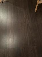 Donkerbruin laminaat, Gebruikt, Ophalen of Verzenden, 10 m² of meer, Hout