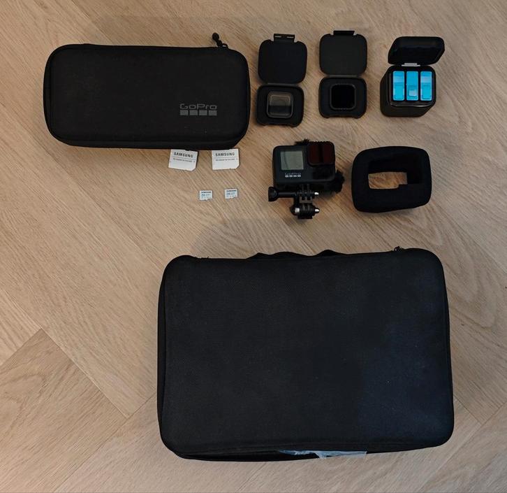 GoPro Hero 9 met extra accu's, ND filters en SD kaarten, Audio, Tv en Foto, Actiecamera's, GoPro, Ophalen of Verzenden