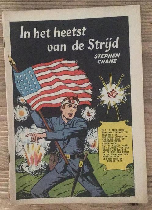 In het heetst van de strijd - Stephen Crane (1960), Boeken, Stripboeken, Zo goed als nieuw, Eén stripboek, Ophalen of Verzenden