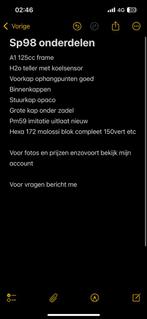 Zip sp98 onderdelen, Ophalen of Verzenden