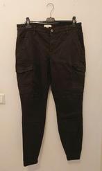 Dames H&M L.O.G.G. utility broek maat 48 slim fit, H&M, Zwart, Maat 46/48 (XL) of groter, Ophalen of Verzenden