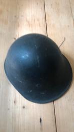 Nederlandsche politiehelm, stalen helm, Antiek en Kunst, Ophalen of Verzenden