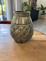 Prachtige geite decoratie vaas, Ophalen, Zo goed als nieuw, Glas, Minder dan 50 cm