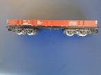 Marklin. Grote platte goederenwagon., Hobby en Vrije tijd, Modeltreinen | H0, Verzenden, Wisselstroom, Wagon, Märklin