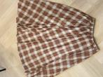 Bruine geruite rok, Kleding | Dames, Rokken, Maat 38/40 (M), Bruin, Ophalen of Verzenden, Zo goed als nieuw