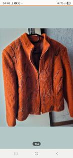 Mooi gevoerd jasje van Véchy in maat 40. Gemaakt van een wol, Maat 38/40 (M), Oranje, Ophalen of Verzenden, Zo goed als nieuw