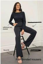 Studio Anneloes Flair Bonded long Trousers zwart  M, Maat 38/40 (M), Studio Anneloes, Zwart, Ophalen of Verzenden