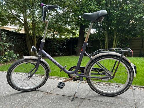 (Kinder)fiets 20 inch, paars, Fietsen en Brommers, Fietsen | Oldtimers, 47 tot 51 cm, Jaren '60 of nieuwer, Ophalen