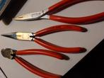Tangen knipex. Zijknip tang, platte bek tang, half ronde bek, Ophalen of Verzenden, Zo goed als nieuw