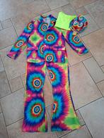Heren flower power carnavalspak mt S, Ophalen of Verzenden, Zo goed als nieuw, Maat 52/54 (L)