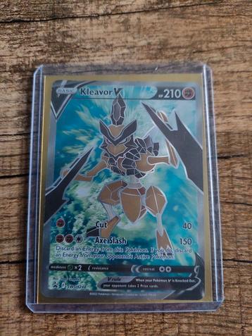 Zeldzame & Unieke Pokémon kaart ! Kleavor V / Bieden  beschikbaar voor biedingen