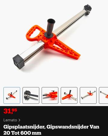 Gipsplaatsnijder - gipskartonsnijder HBM, in doos beschikbaar voor biedingen