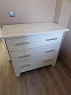 Complete babykamer - zacht beige houtlook, Ophalen, Zo goed als nieuw, Jongetje of Meisje