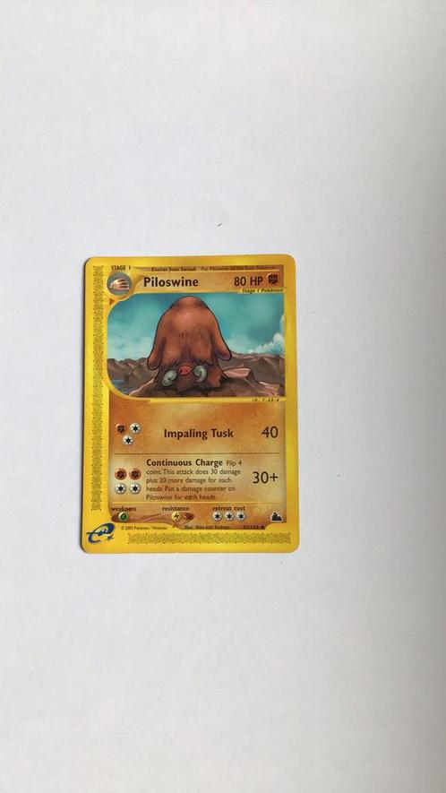 Piloswine – 2003 – 43/144 – ID: F-40-# – €4, Hobby en Vrije tijd, Verzamelkaartspellen | Pokémon, Zo goed als nieuw, Losse kaart