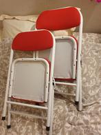 2 hele mooie rode kinderen klapstoelen te koop, Kinderen en Baby's, Ophalen, Zo goed als nieuw, Meegroeistoel