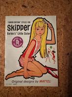 Vintage mattel Barbie -Skipper boekje 1963, Ophalen of Verzenden, Gebruikt, Overige typen