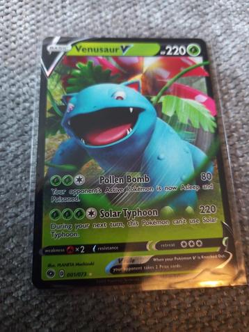 Pokemon: Venusaur [V] - 001/073 beschikbaar voor biedingen