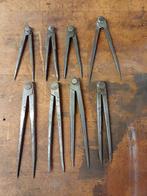 Oude verdeelpassers 8 stuks, Antiek en Kunst, Antiek | Gereedschap en Instrumenten, Ophalen of Verzenden