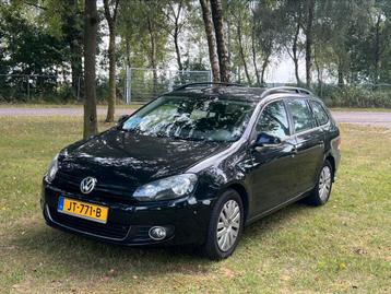 Volkswagen Golf 1.6 TDI 77KW Variant 2012 Zwart beschikbaar voor biedingen