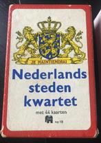 kwartet spel Nederlandse steden, Verzamelen, Speelkaarten, Jokers en Kwartetten, Ophalen of Verzenden