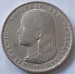 Zilveren     gulden      1892, Zilver, Koningin Wilhelmina, 1 gulden, Ophalen of Verzenden