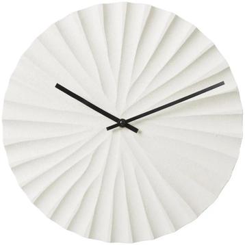Nieuwe Beige Wandklok met Zandstructuur beschikbaar voor biedingen