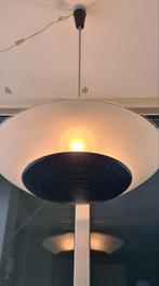 Grote vintage jaren '50 Pendellamp, Huis en Inrichting, Lampen | Hanglampen, Ophalen, Gebruikt, Mid-Century, Glas