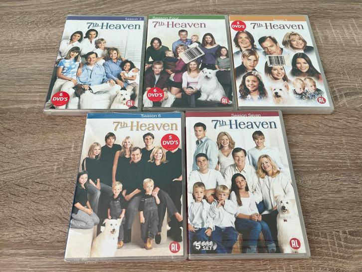 Dvd's 7th Heaven - Seizoen 3 t/m 7 - NIEUW in Seal - NL-Uitg, Cd's en Dvd's, Dvd's | Tv en Series, Nieuw in verpakking, Drama