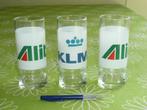 KLM - Alitalia longdrink glazen, Overige typen, Ophalen of Verzenden, Zo goed als nieuw
