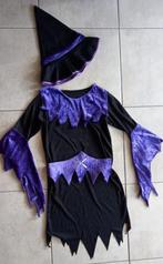 Halloween heksenkleedje + hoed, Ophalen of Verzenden, Zo goed als nieuw, Meisje